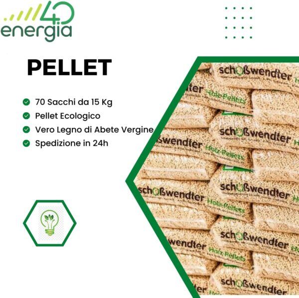 Holz Premium Pellet 70 sacchi da 15 kg - immagine 3