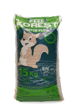 Pellet Feel forest Natural Plus 78 Sacchi